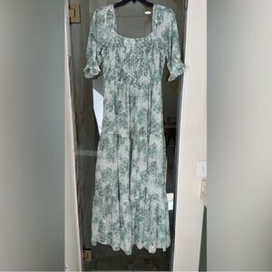 Baltic Born Bailey Eyelet Sage Green Maxi Dress